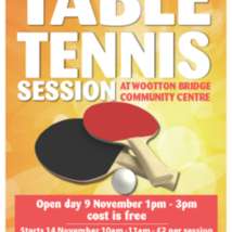 Table tennis sessions