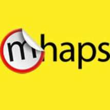 Mhaps logo  yellow background