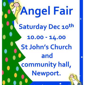 Angel fair poster simple print